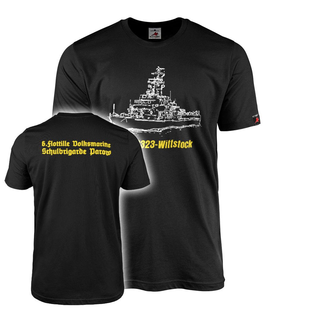 T-Shirt MSR S323 Wittstock Minensuch- und Räumschiff Volksmarine #47233