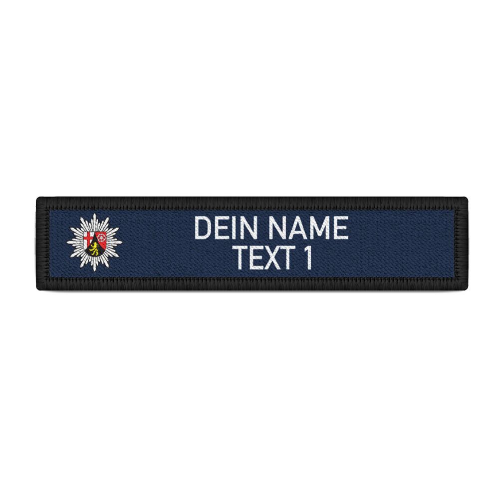 Namenspatch personalisiert Polizei Polizeistern Rheinland-Pfalz RLP #43556