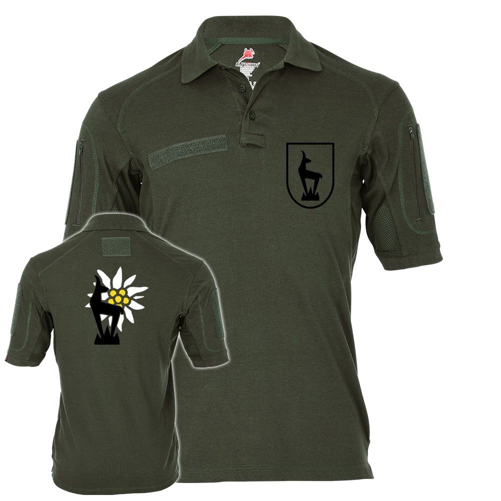 Tactical Poloshirt Alfa - Horrido die Gams Gebirgsjäger Steinbock Jäger #19311