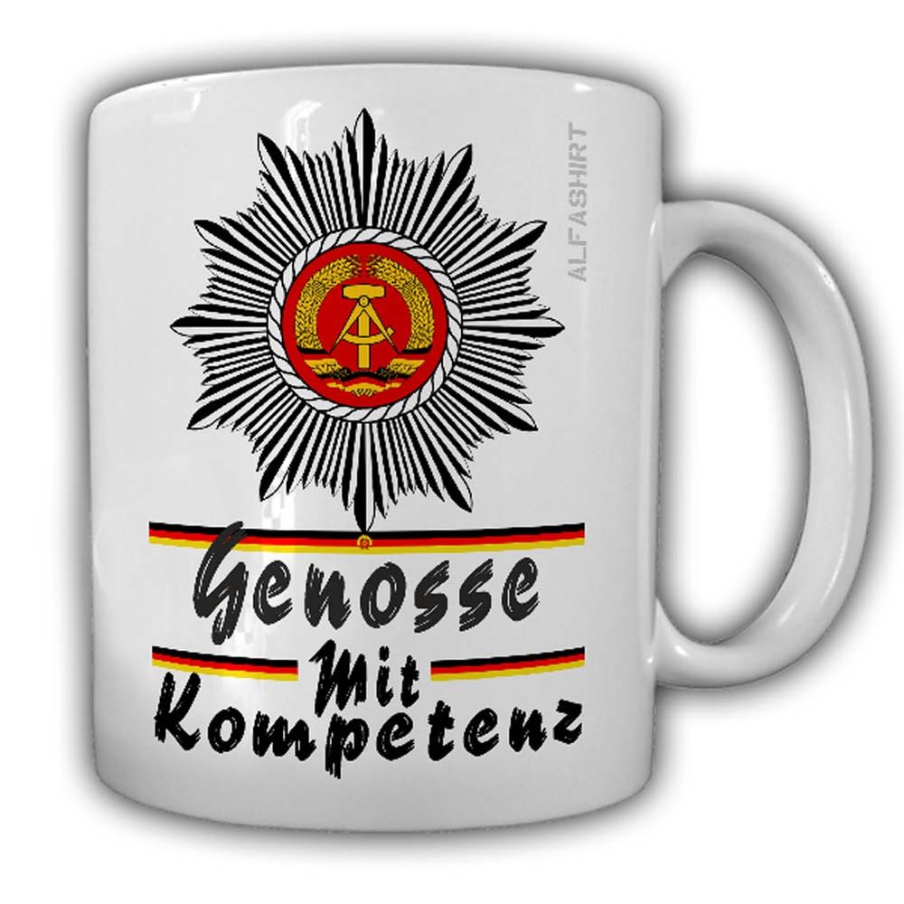 Tasse DDR Volkspolizei Schulterstücke Police Polizei Ostdeutschland Grenze#24181