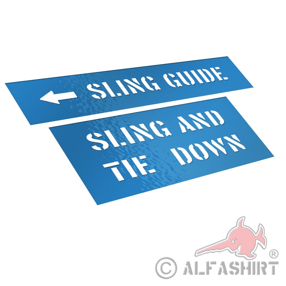 Beschriftungs Set 2 für US HMMWV Aufkleber Sticker 22x2,4cm 15,5 x 8,9cm #A4910