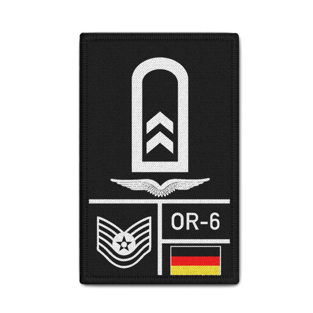 Rank Patch Bundeswehr Heer Luftwaffe Marine Schwarz #BW-Patch