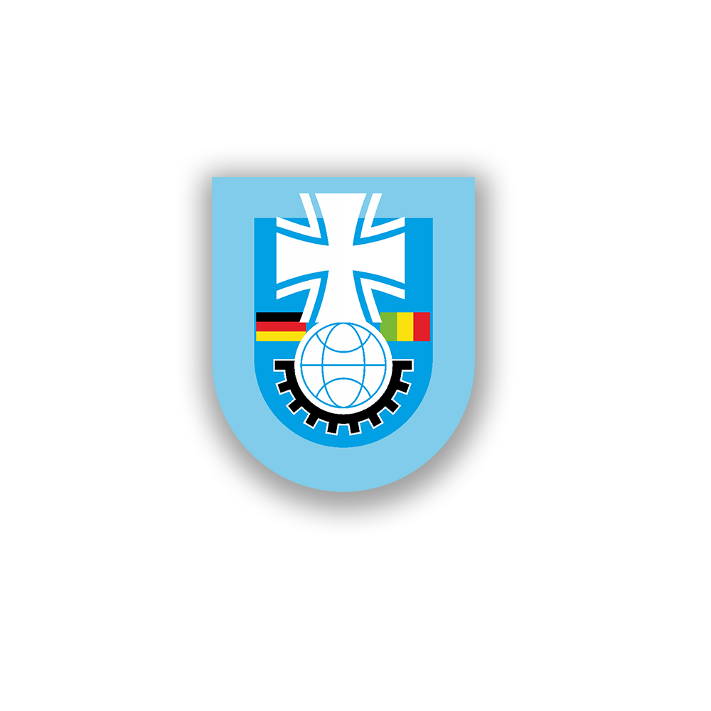 Sticker Bundeswehr Mali BRD Africa Eagle beam cross 6x7cm A1632