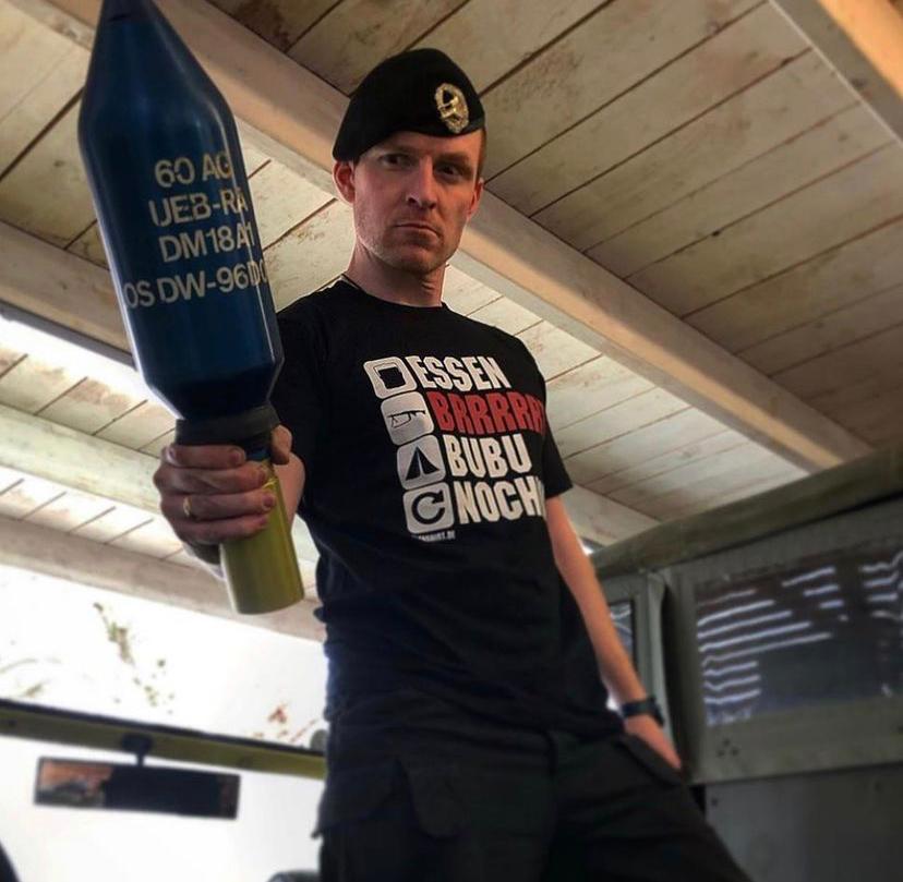 Soldaten Alltag MG3 BRRRT Grundausbildung Biwak Fun Humor schießen T-Shirt 20841