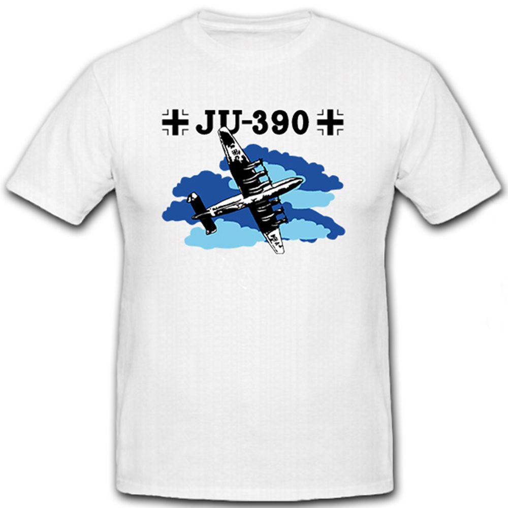 JU 390 Flugzeug Flieger Luftwaffe WK 2 Dessau Balkenkreuz - T Shirt #8703