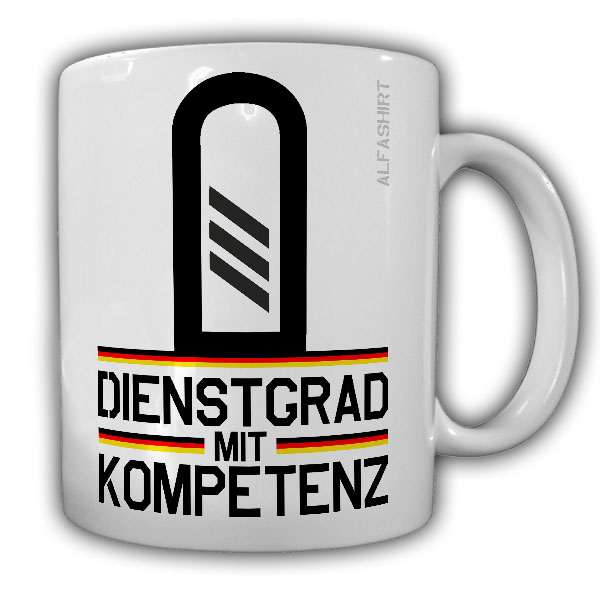Tasse Hauptgefreiter Dienstgrad Bundeswehr HptGefr Dienstgrad Militär #20693