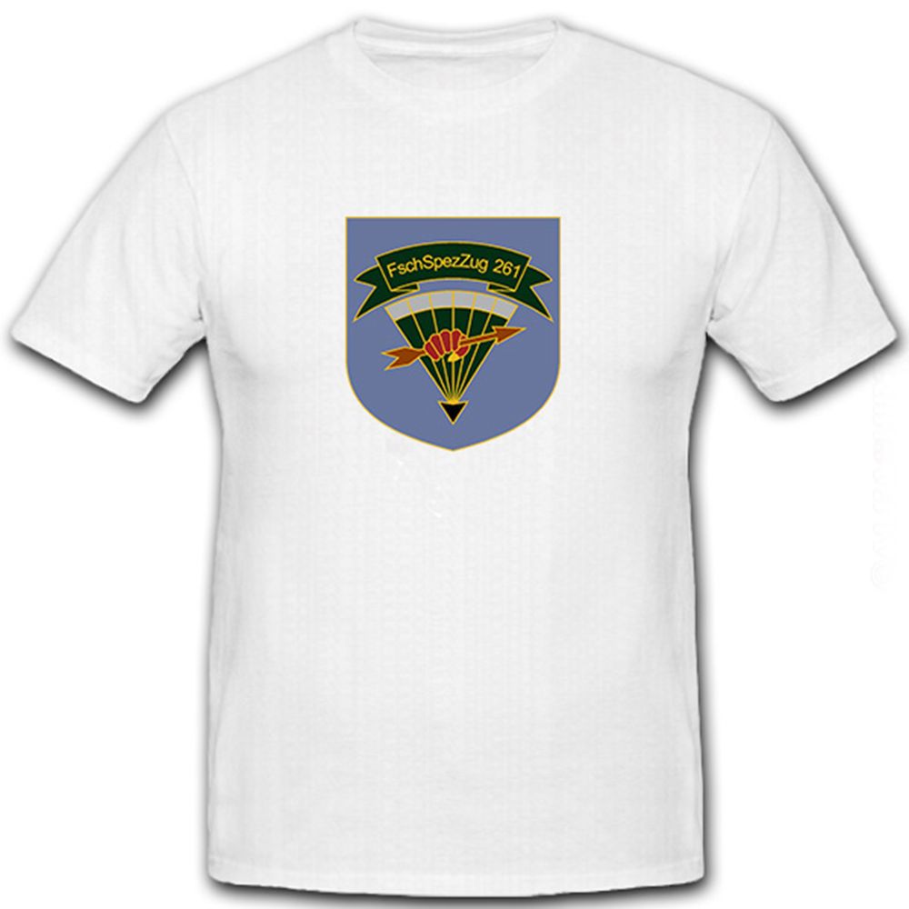 FschSpezZug 261 Fallschirmjäger Spezial Zug Bundeswehr Emblem - T Shirt #8590