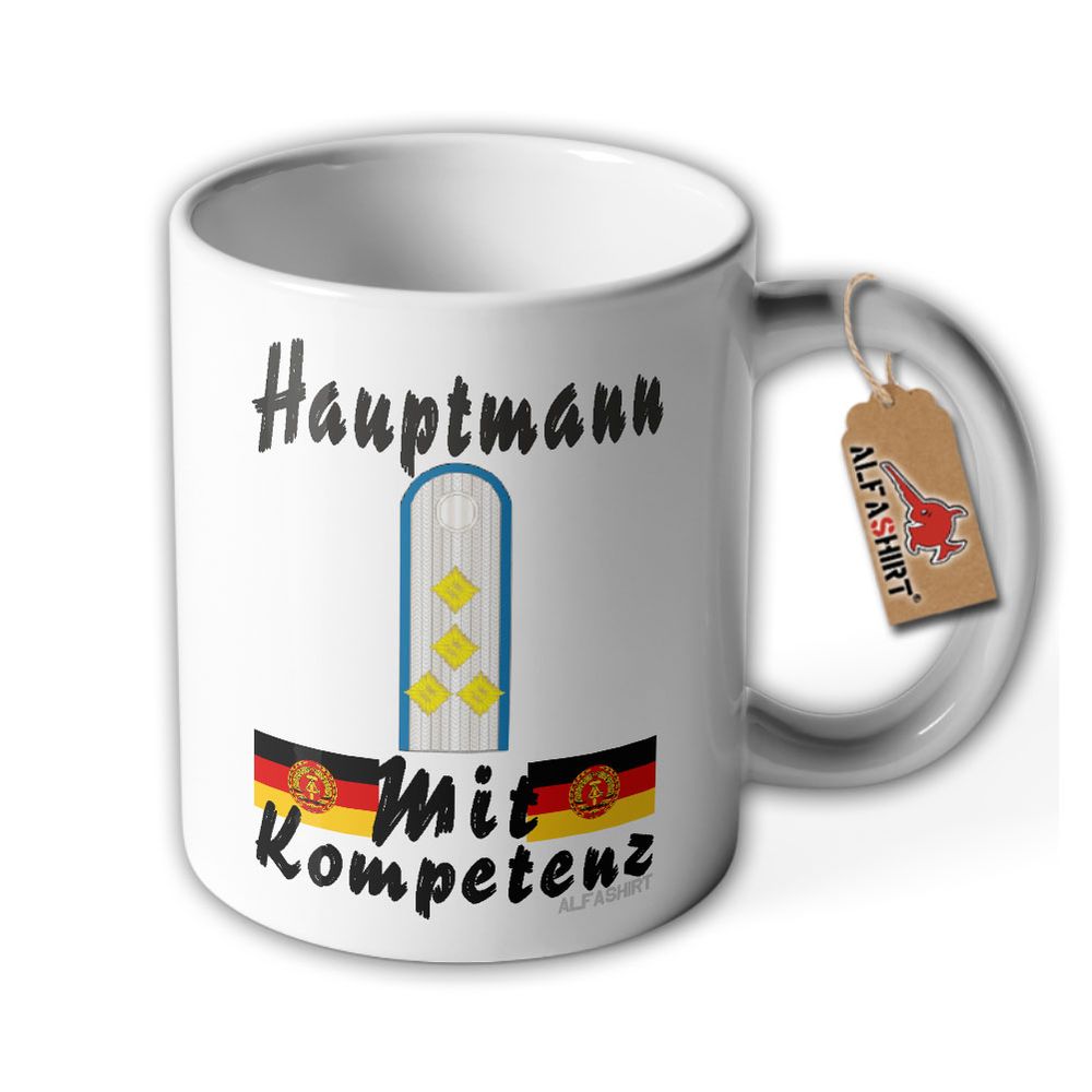 Hauptmann der Luftstreitkräfte Tasse NVA Nationale Volksarmee DDR #35468