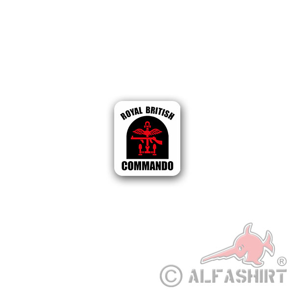 Aufkleber/Sticker Royal British Commando Marines England Soldiers 6x7cm A3473