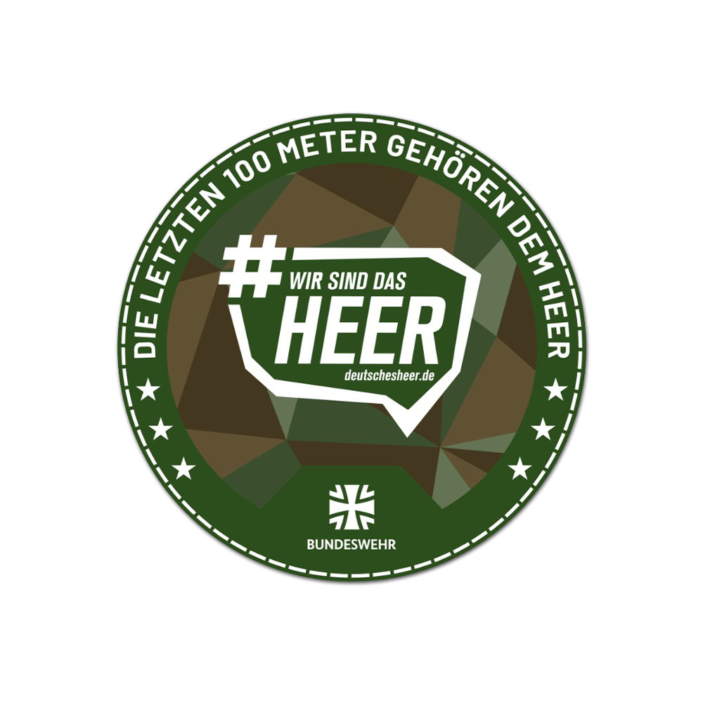 Rubber Patch Bundeswehr 1000 Stück 100 Meter Heer #K03780