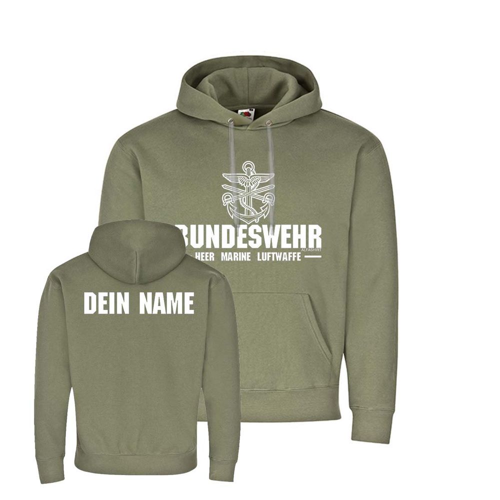 Hoodie BUNDESWEHR Personalized Army Navy Luftwaffe Germany # 30960