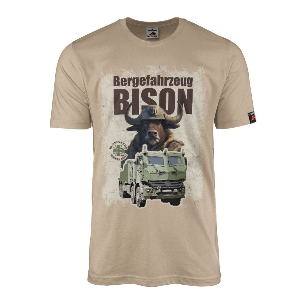 T-Shirt Bergefahrzeug Bison Schlepper Bergung Sicherung Fahrzeug Koloss #27189
