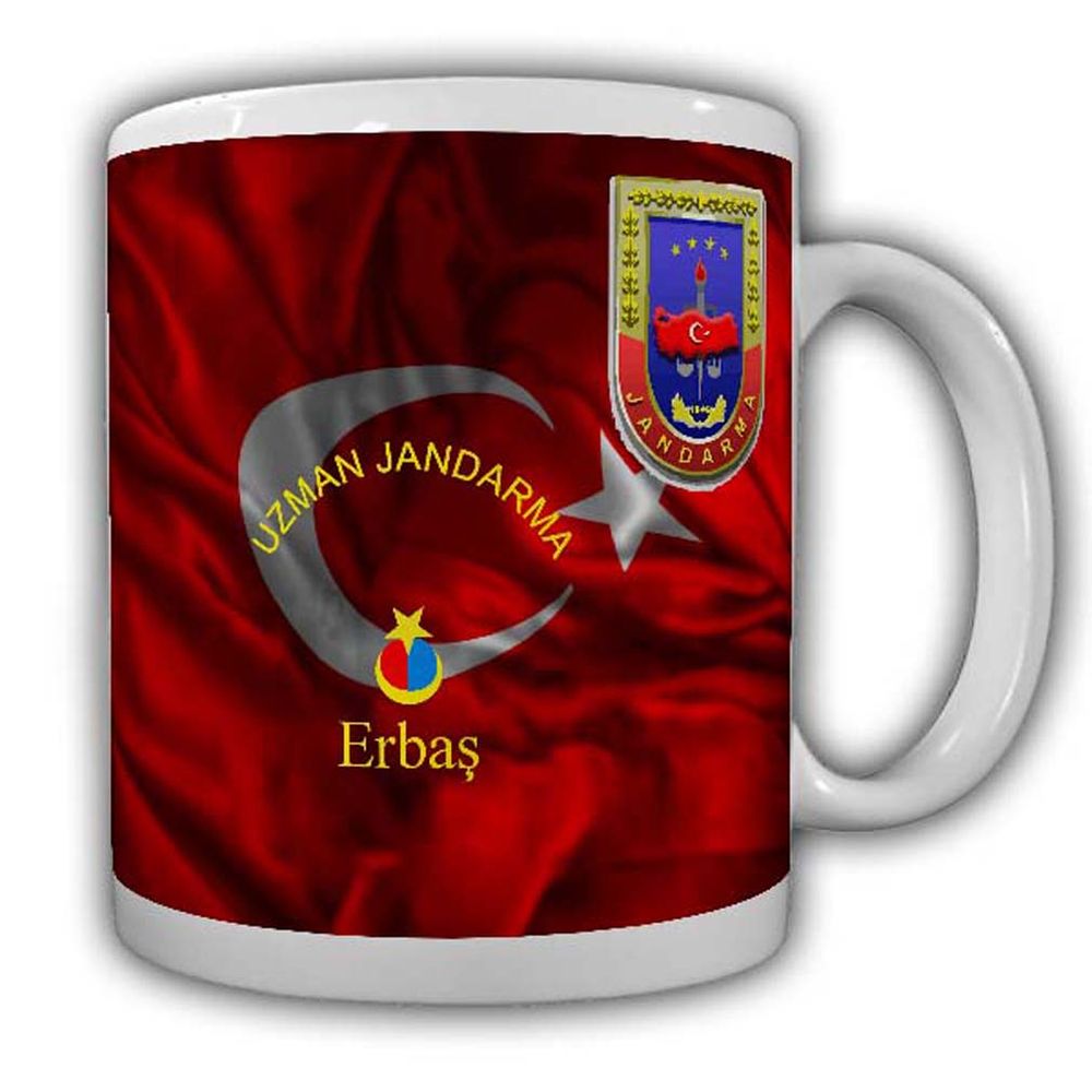 Uzman Janddarma Erbas Tasse Kaffeebecher Militär Türkey Türkei Einheit #22641