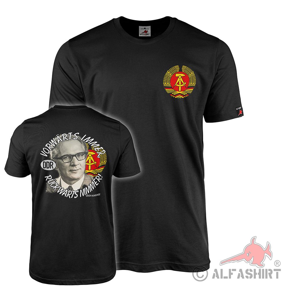 Erich Honecker DDR East NVA Always forward, never backward SED#45818