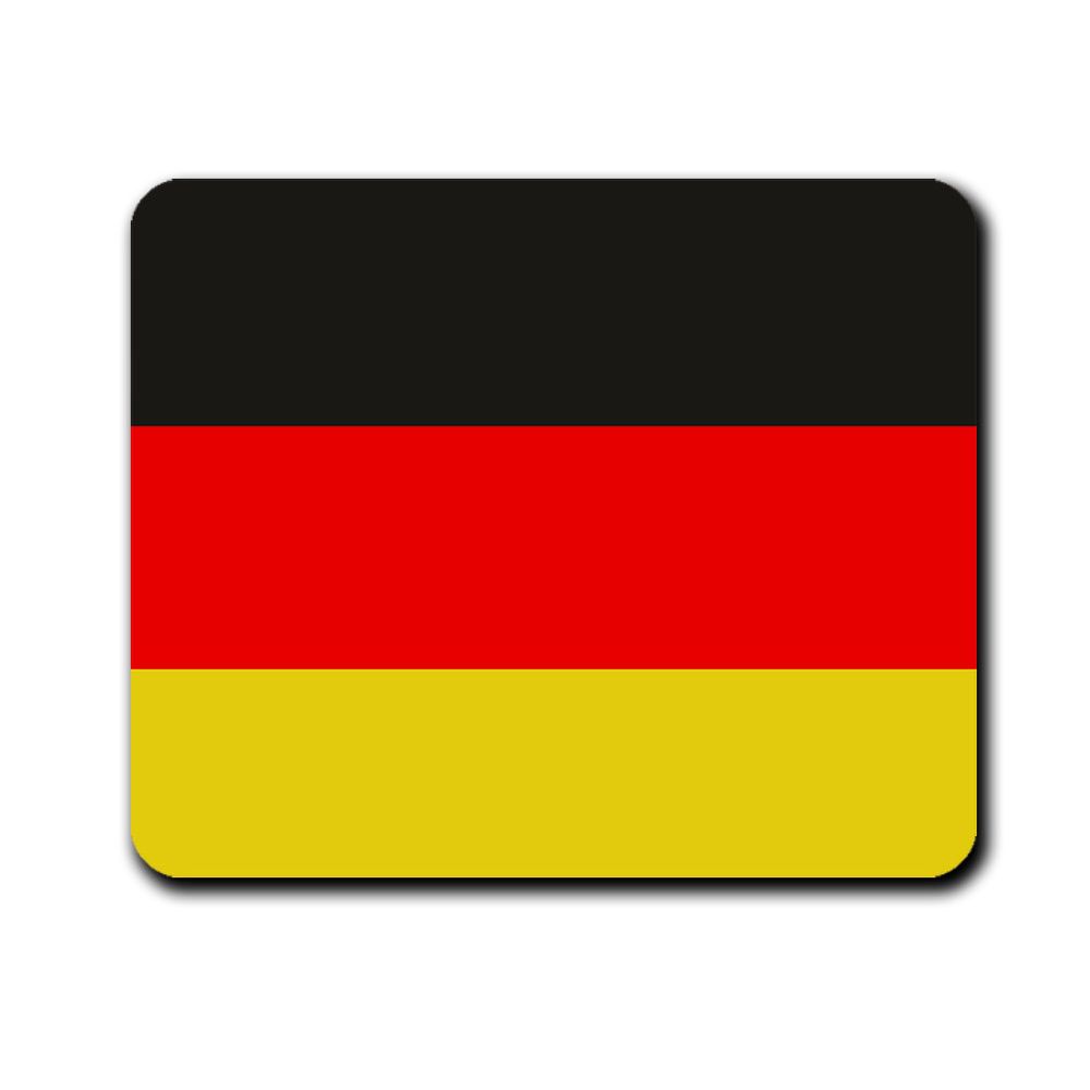 Deutschland Flagge Fahne Land BRD Schwarz Rot Gold Mauspad #16512