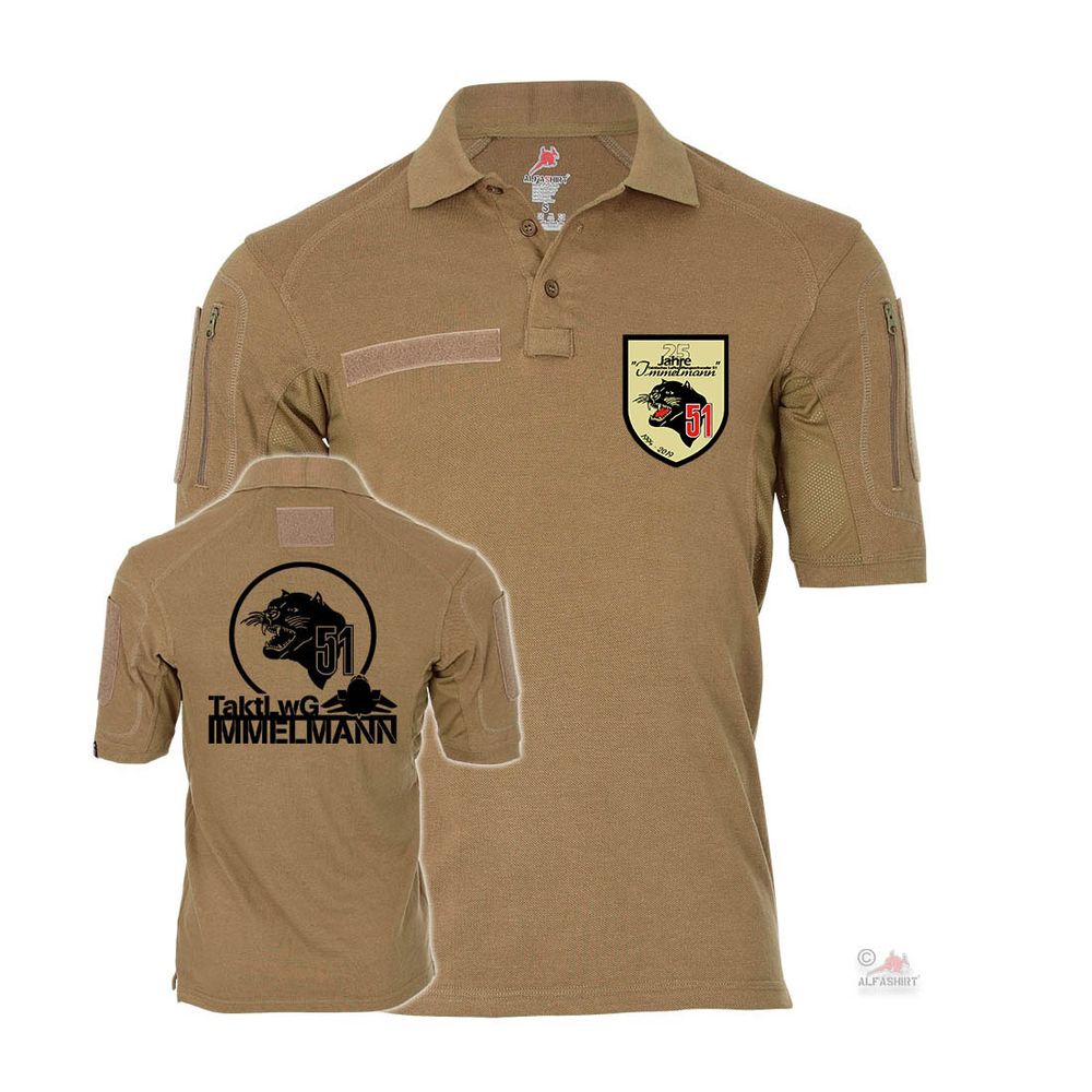 Tactical Polo Alfa 25 years TaktLwG 51 Immelmann Air Force Squadron # 31521