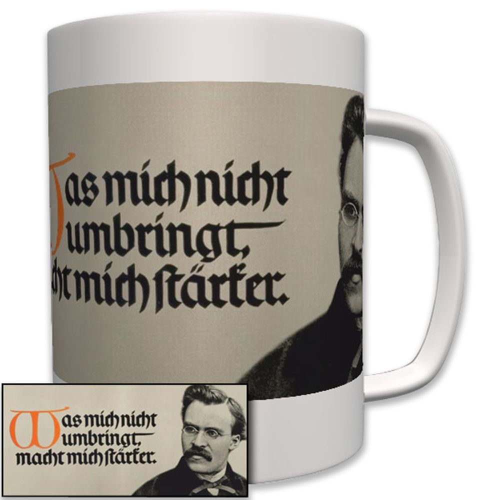 Friedrich Nietzsche Philosoph Klassischer Philologe Dichter - Tasse #6406 