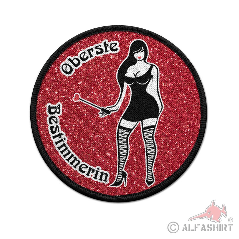 Patch Oberste Herrin Domina Frau Humor  Abzeichen#39358