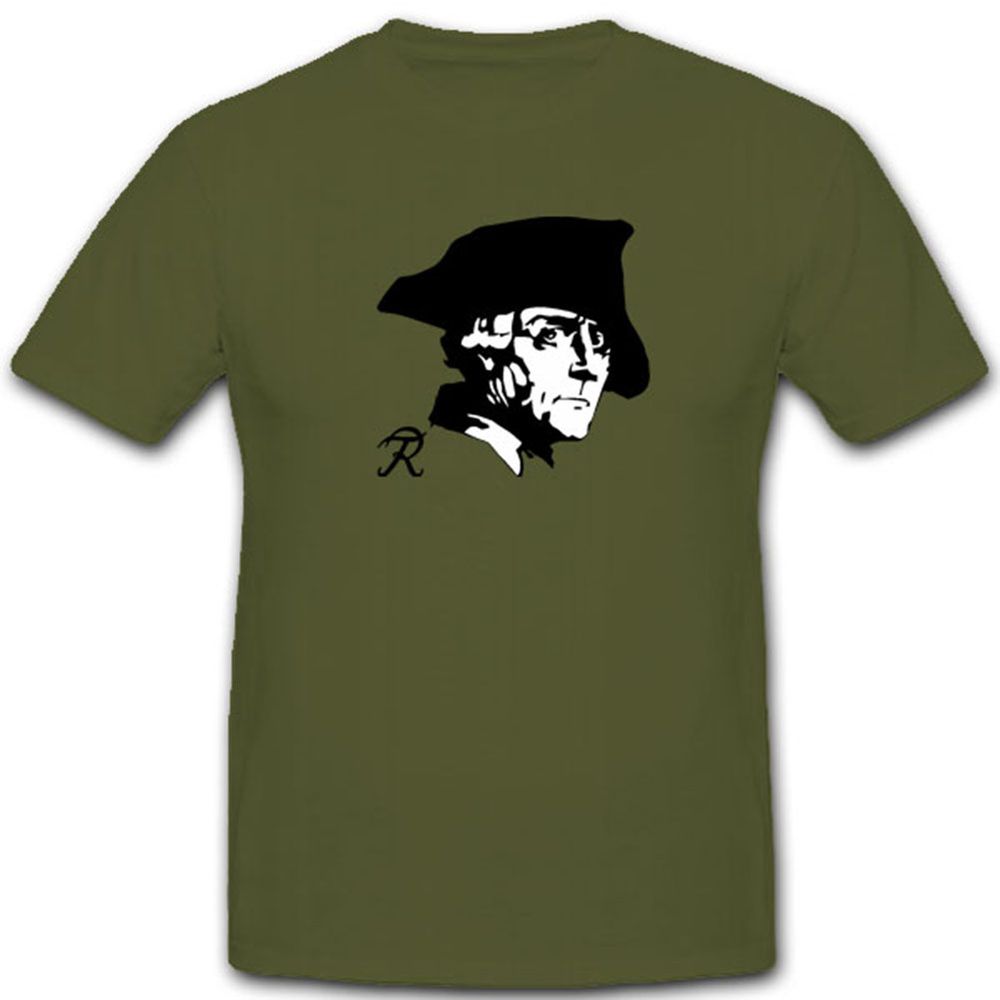 Friedrich Der Große Fridericus Rex Logo Wappen Abzeichen Preußen - T Shirt #3611