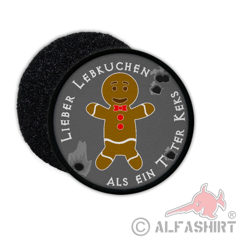 Patch Gingerbread Airsoft Milsim Airsoft Gun Airsoft PewPew Military Uniform # 30463
