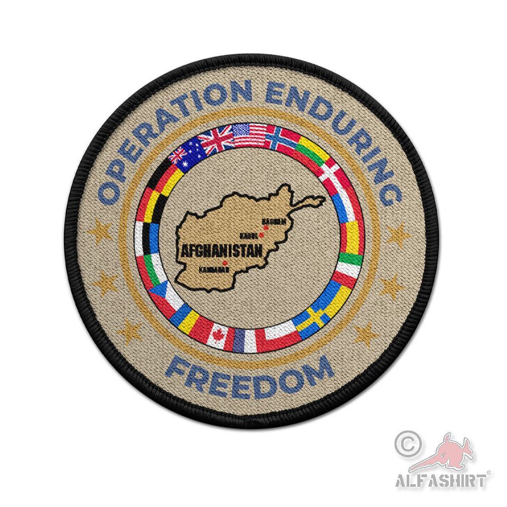 Patch 7,5cm Operation Enduring Freedom OEF Afghanistan Marine ISAF #45265