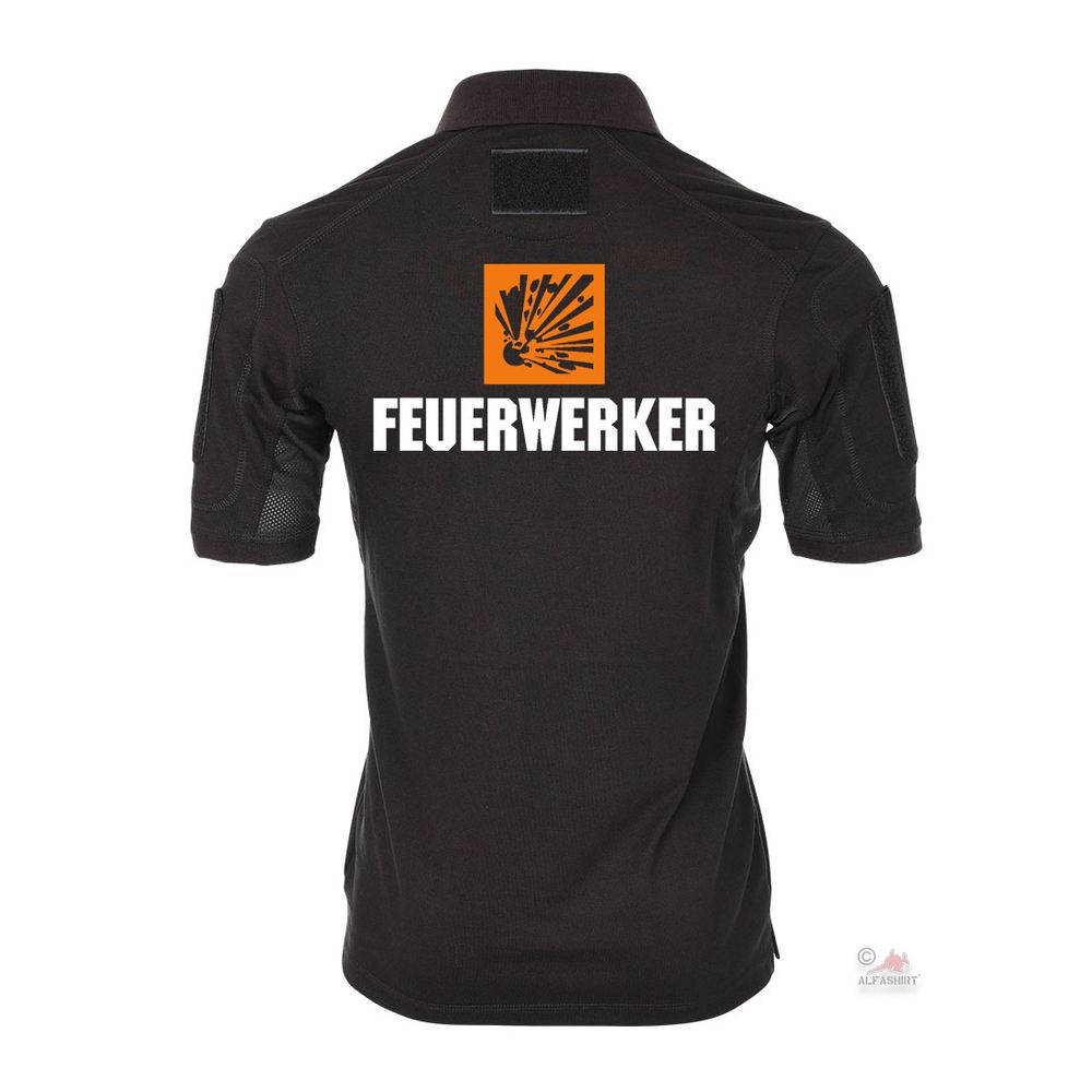 Tactical Poloshirt ALFA Kampfmittelräumdienst Pyrotechniker EOD Feuerwehr#19718