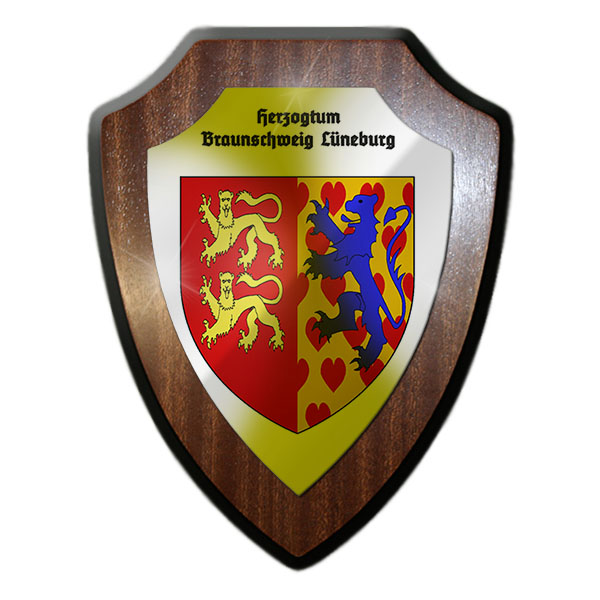 Wappenschild / Wandschild / Herzogentum Braunschweig Lüneburg Wappen -  #25459