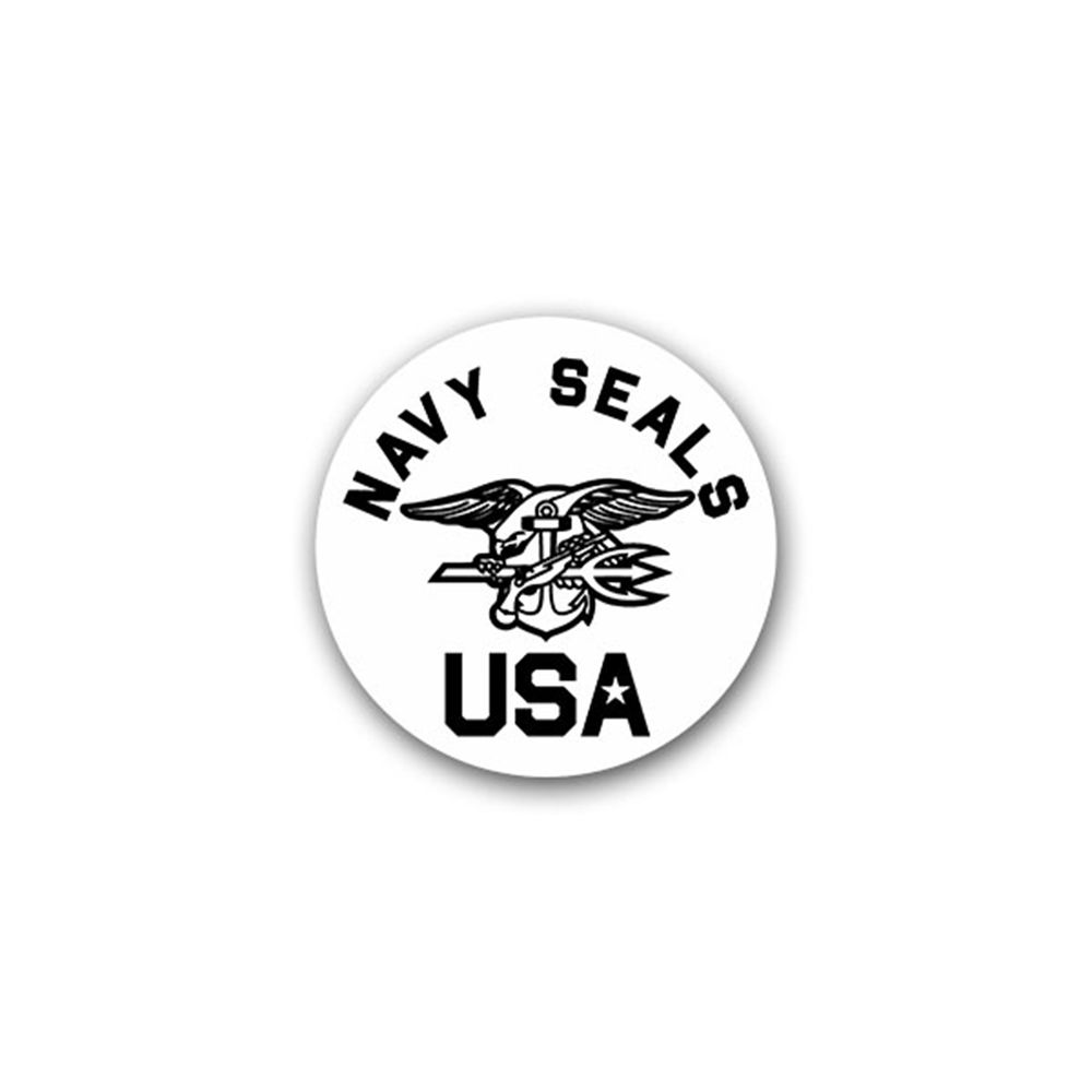 Sticker Navy Seals USA Special Unit US Sea Air Land Sea 7x7cm A2623