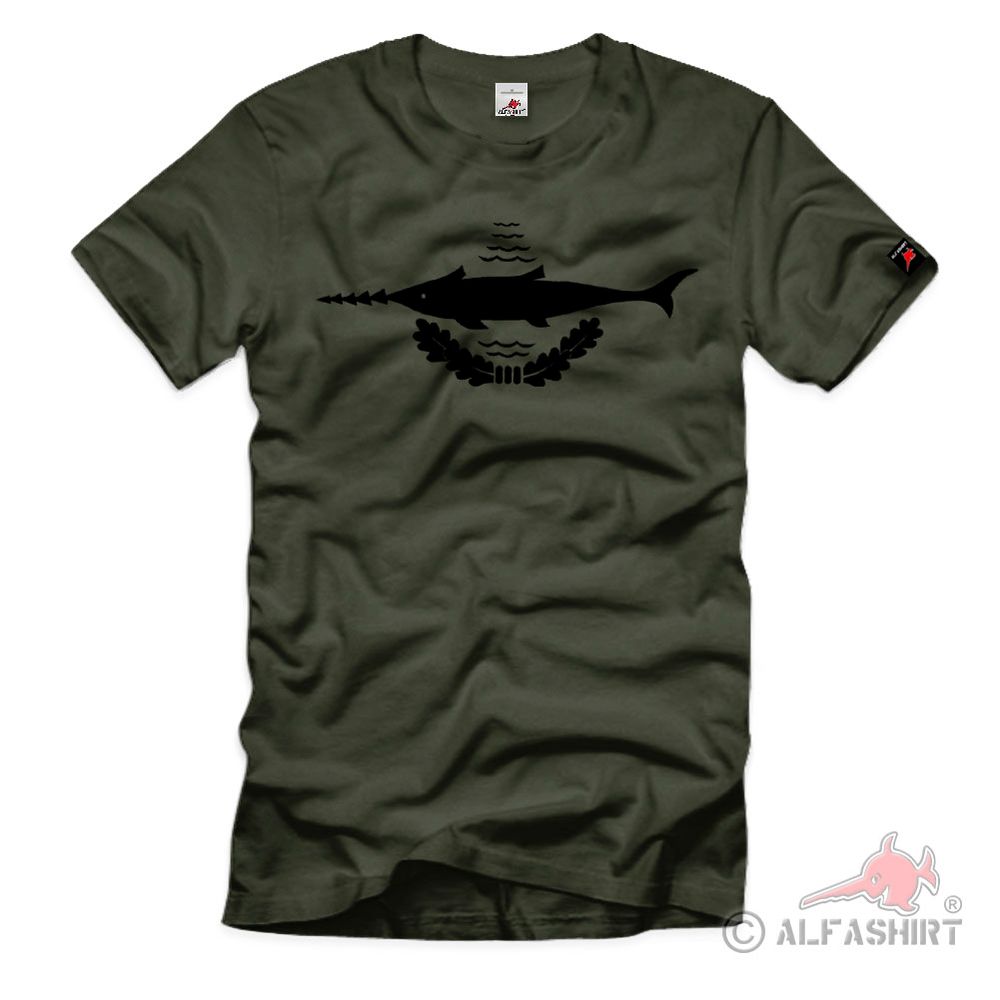 Altes BW Kampfschwimmer Wappen-Bundeswehr Marine Sägefisch Tauch- T Shirt #4223