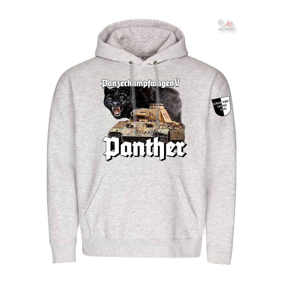 Hoodie Lukas Wirp Panther painting picture drawing tank print painter # 26251
