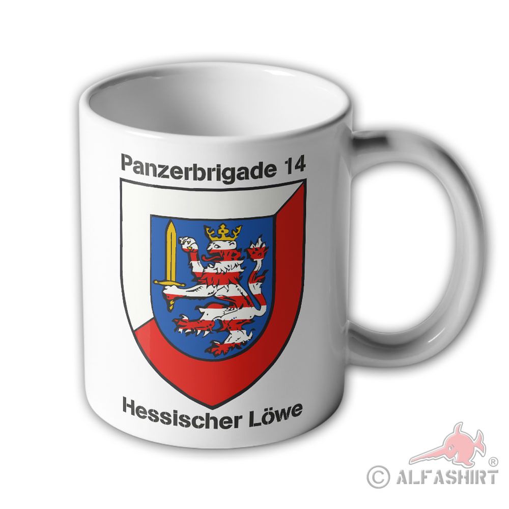 Tasse PzBrig Panzerbrigade 14 Hessen Hessischer Löwe Neustadt 5 #44702