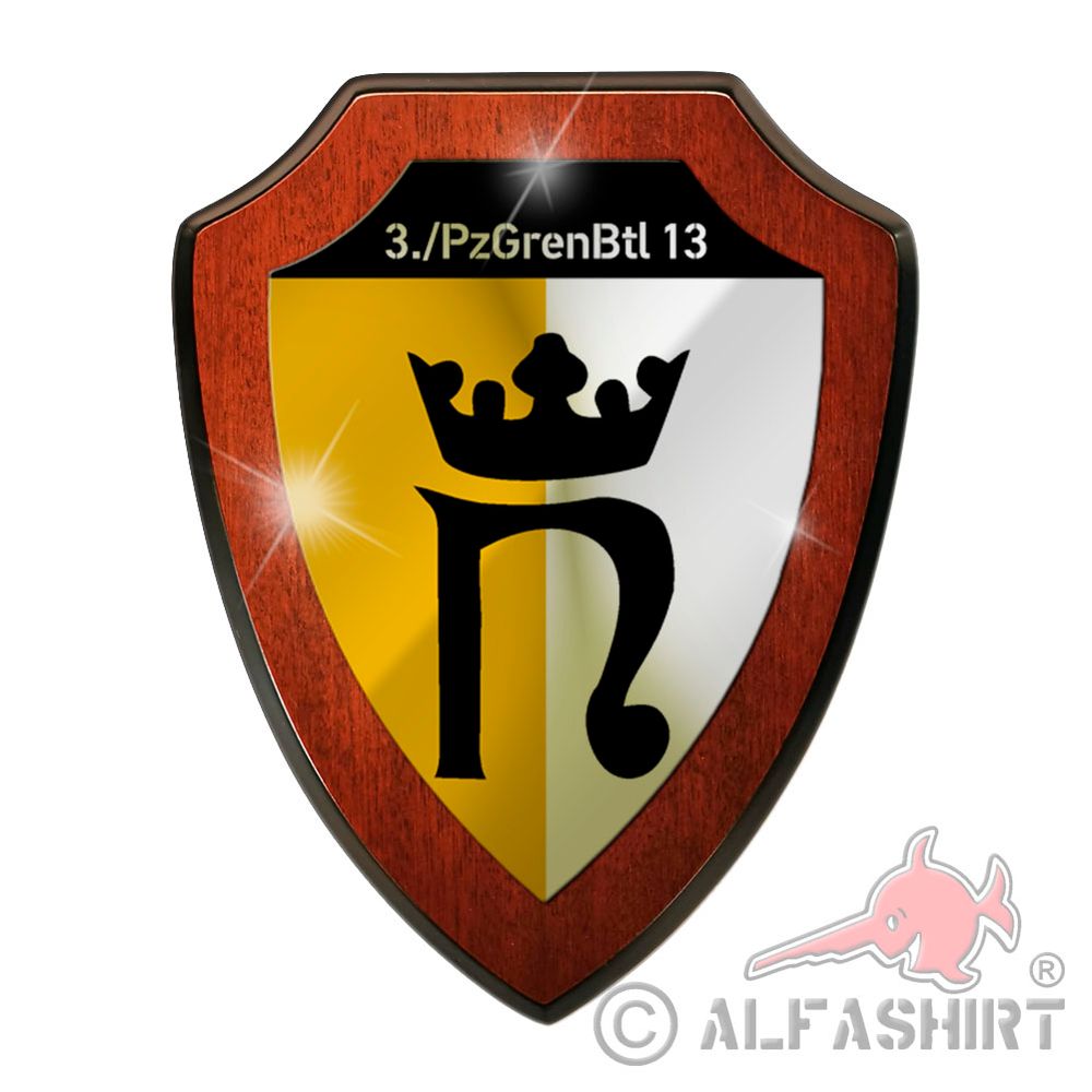 Coat of arms shield 3 PzGrenBtl 13 Northeim Panzergrenadier Company Bundeswehr #40123