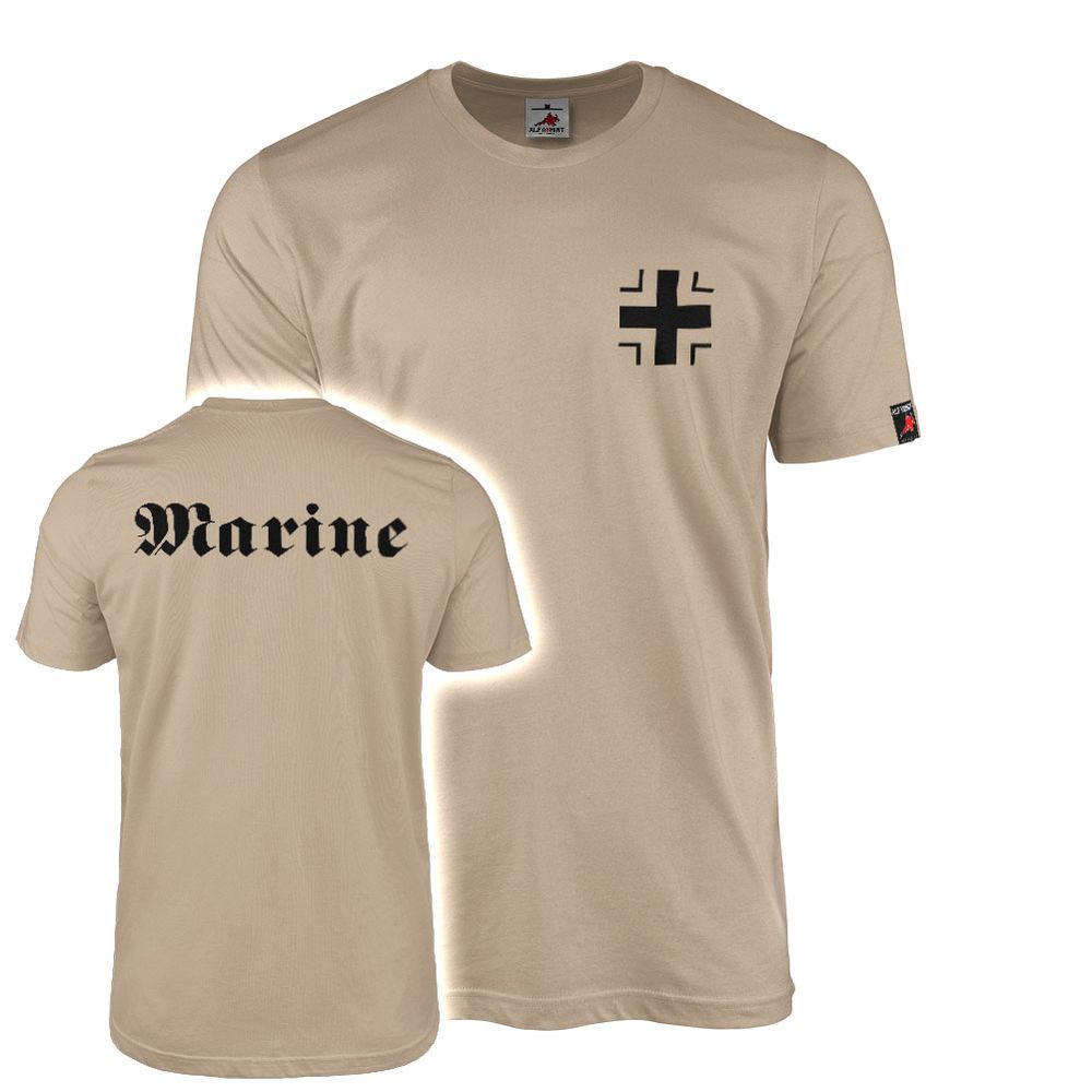 T-Shirt Balkenkreuz Marine Bundesmarine Altdeutsch Militär See Schiff #47539
