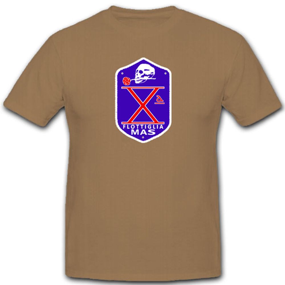 Flottiglia MAS-Italien Kampfschwimmer Spezialeinheit - T Shirt #7611