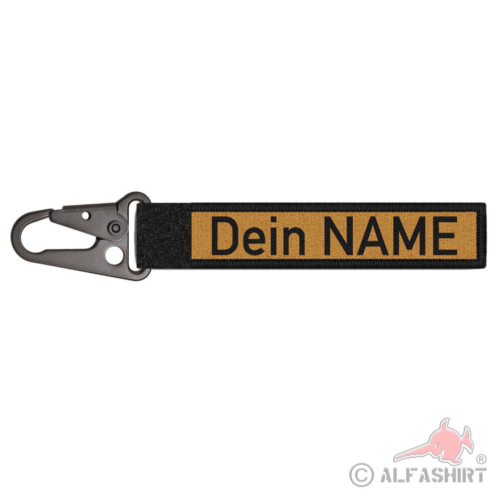 Tactical Key-holder personalisierbar Schlüsselanhänger Namen BW#37712