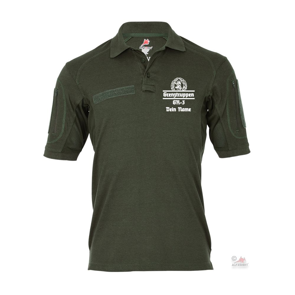 Tactical Poloshirt Grenztruppen TYP 2 Name Personalisiert Grenzbrigade #35395