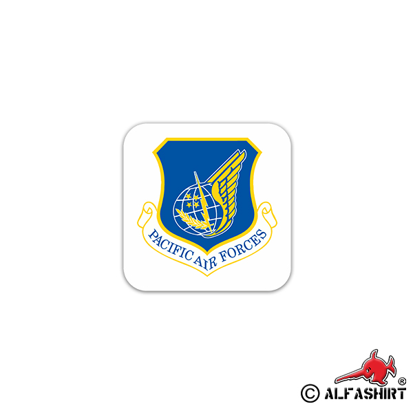 Sticker 36th Operations Group Pacific Air Force Guam USA 7x7cm A2606