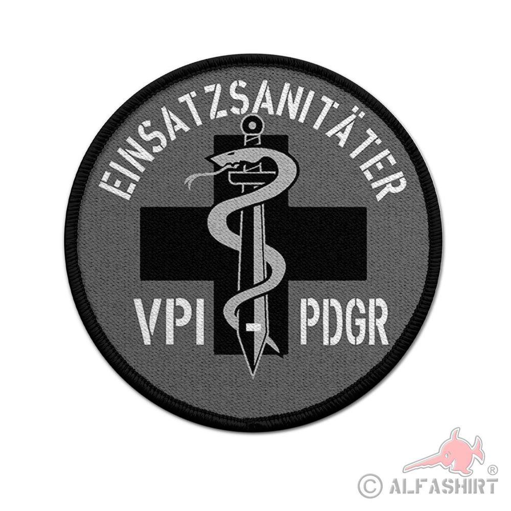 Patch Einsatzsanitäter VPI-PDGR Arzt Polizei Einsatz Sanitäter Aufnäher #39054