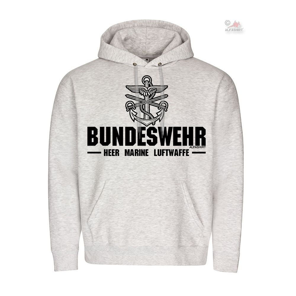 Hoodies Bundeswehr Teilstreitkräfte BW Heer Marine Luftwaffe Sanitäsdienst 