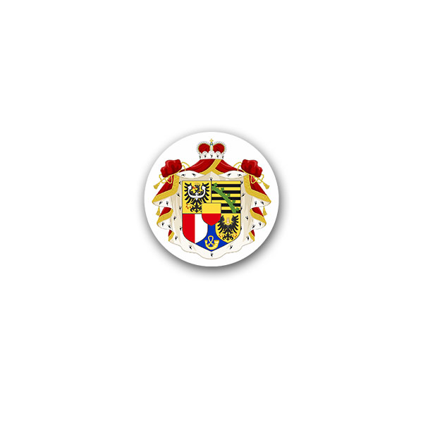 Aufkleber/Sticker Liechtenstein Fürstenhaus Liachtaschta Vaduz 7x7cm A3174