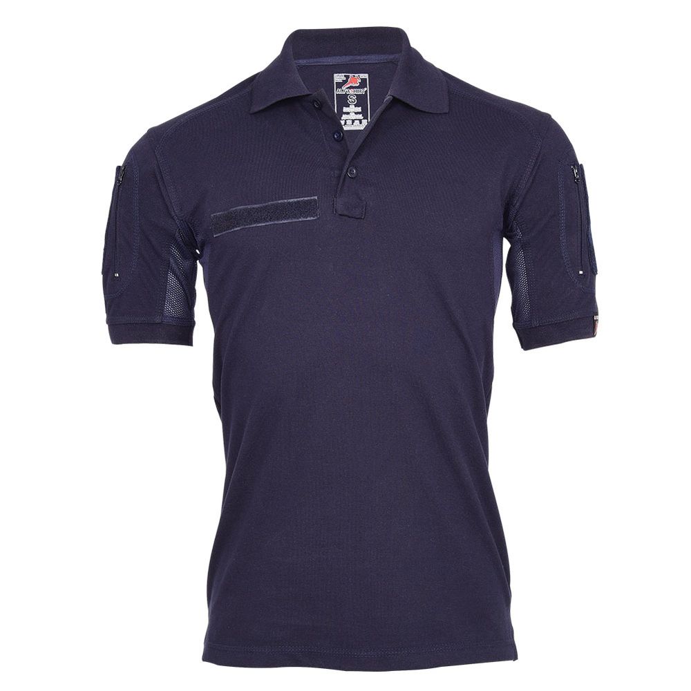 Tactical Polo-Shirt navy blau Polizei Feuerwehr Berufs Bekleidung Hemd #22403