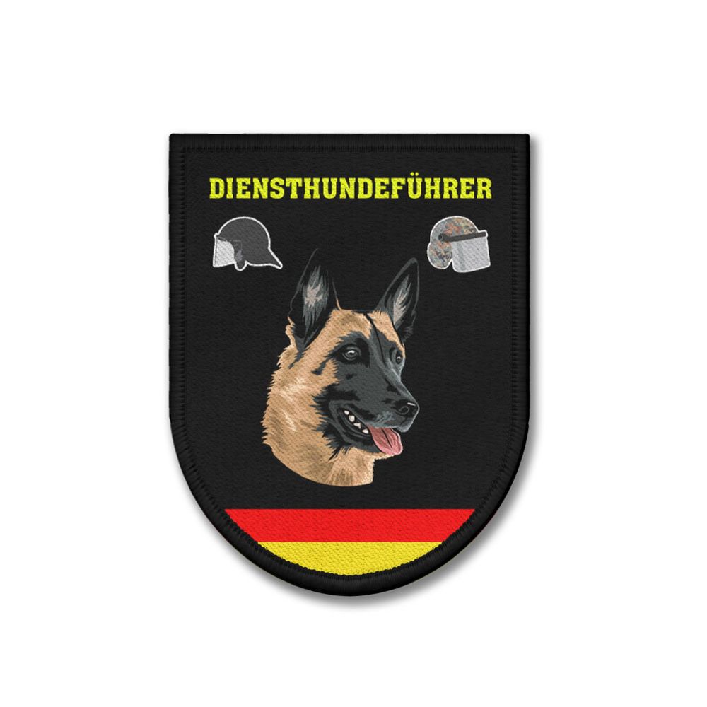 Patch 9x7 Wappen Diensthundeführer Malinois #K03661