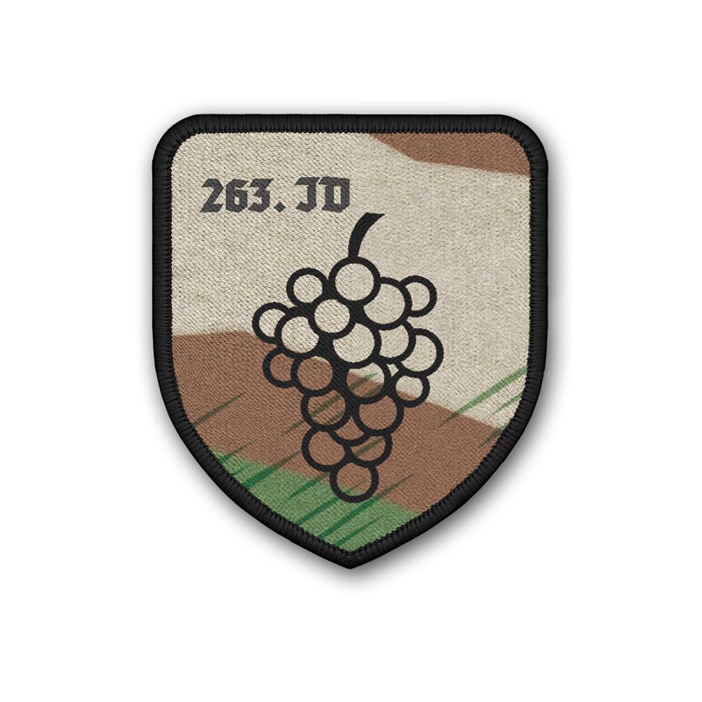 Patch 263 ID Infanterie Division Wappen Abzeichen Weintrauben Splittertarn 23458
