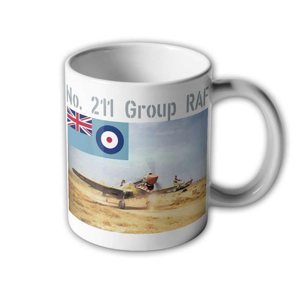 Tasse No 211 Group RAF Royal Air Force Nordafrika Bild Foto WW2 #32410