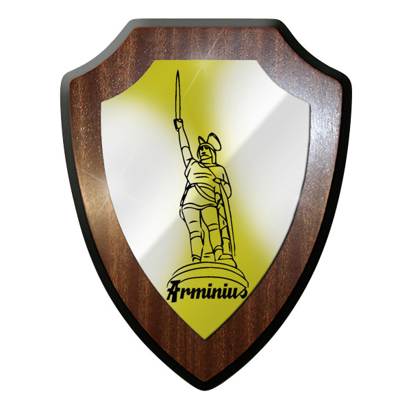Wappenschild / Wandschild -Arminius Hermann der Cherusker Teutoburger Wald #9829