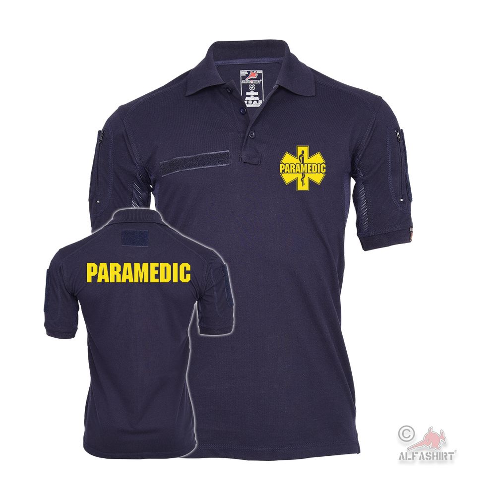 Tactical Polo PARAMEDIC Einsatz-Polo Medical Service Notarzt #42293