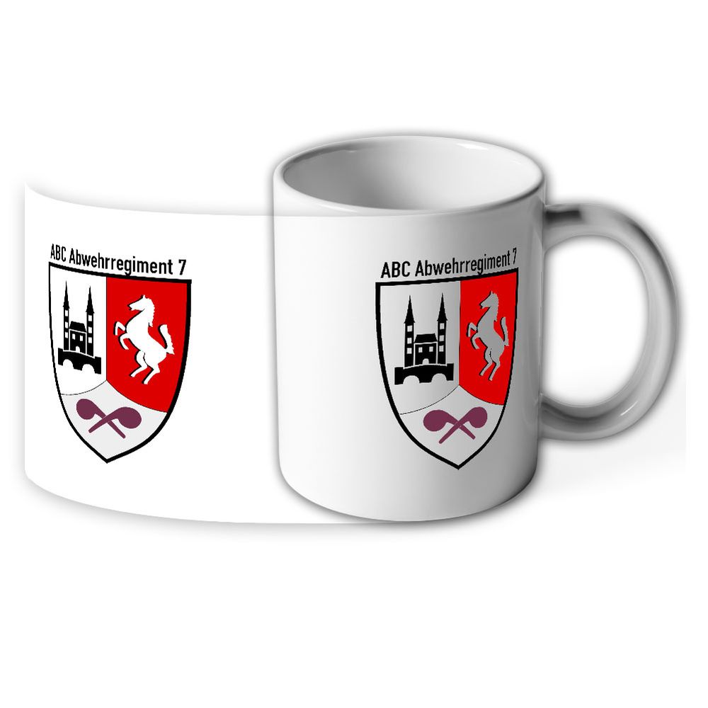 Tasse ABC-Abwehrregiment ABCAbwRgt 7 Höxter Bundeswehr Abwehr NRW #47689