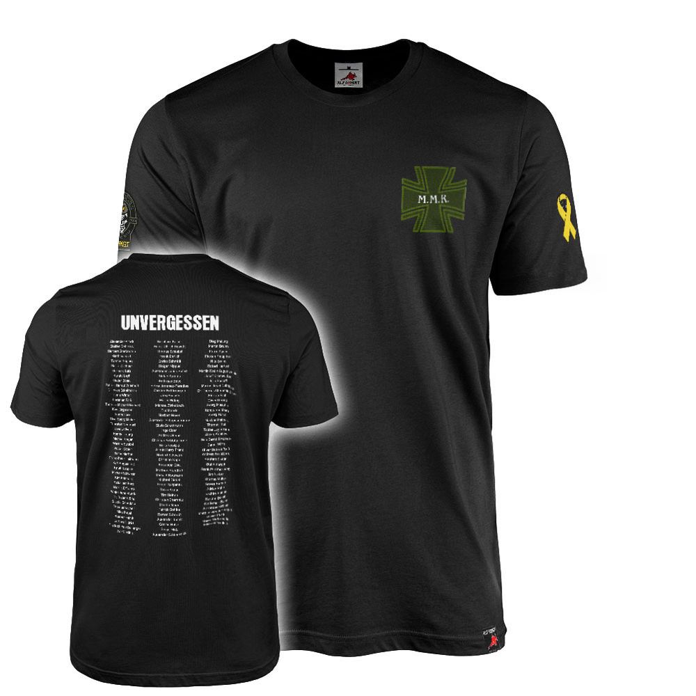 T-Shirt Green Devils Supporter MMR Missing Men Run Unforgettable Yellow Ribbon#44636