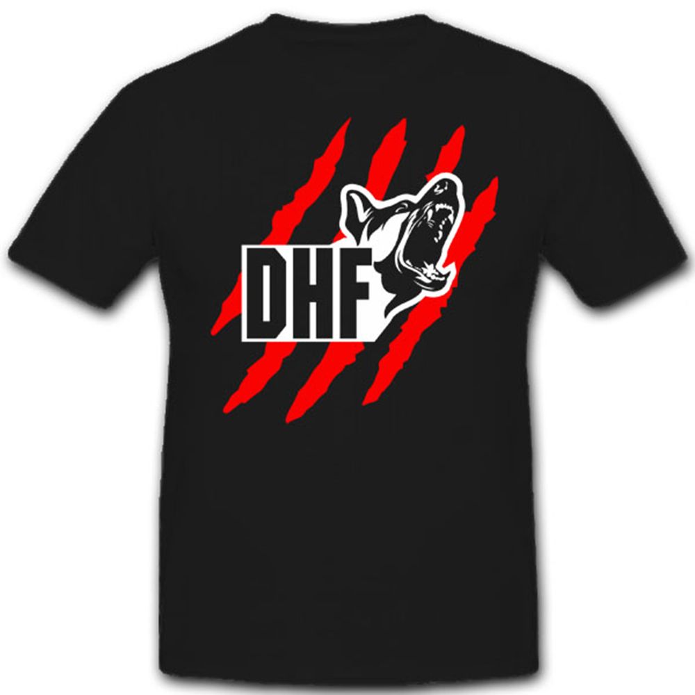 DHF 2 Diensthundeführer Hundeführer Deutscher Zoll Hund- T Shirt #7475