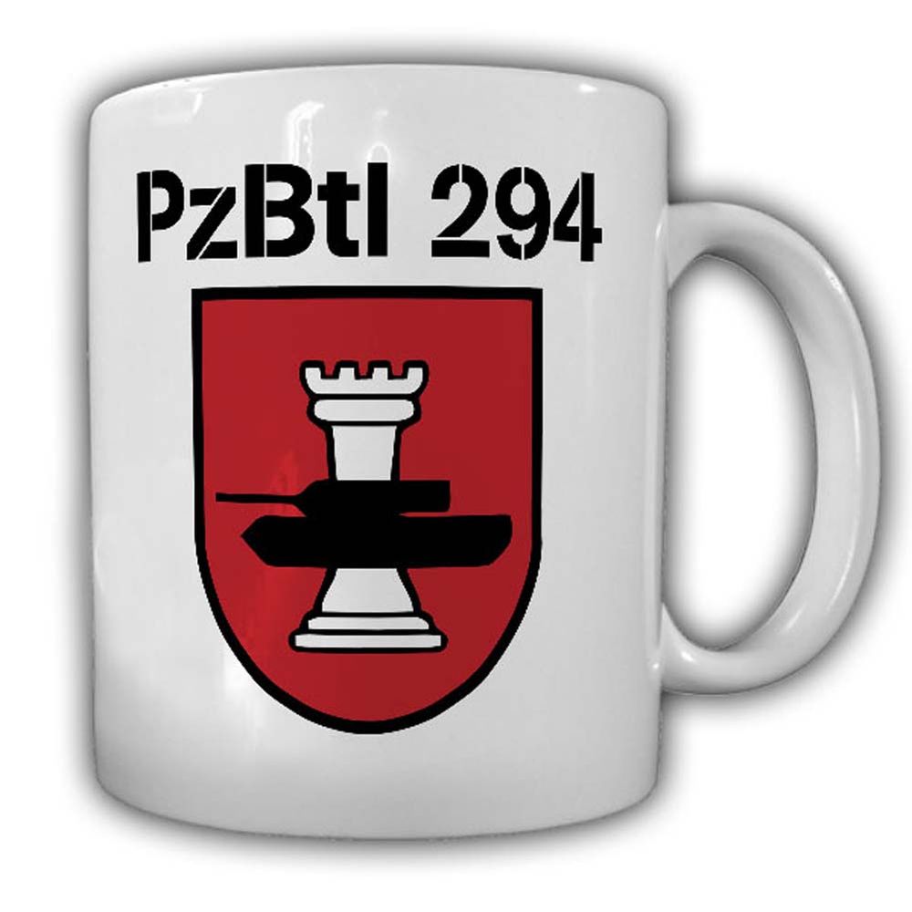 Tasse PzBtl 294 Stetten Panzerbataillon Bundeswehr Turm Reservist #22916 Tasse PzBtl 294 Stetten Panzerbataillon Bundeswehr Turm Reservist #22916